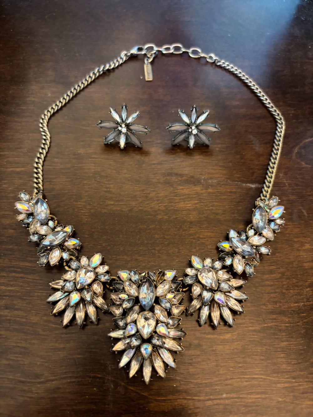 SUGARFIX by BaubleBar Floral Statement Necklace & Earrings Set